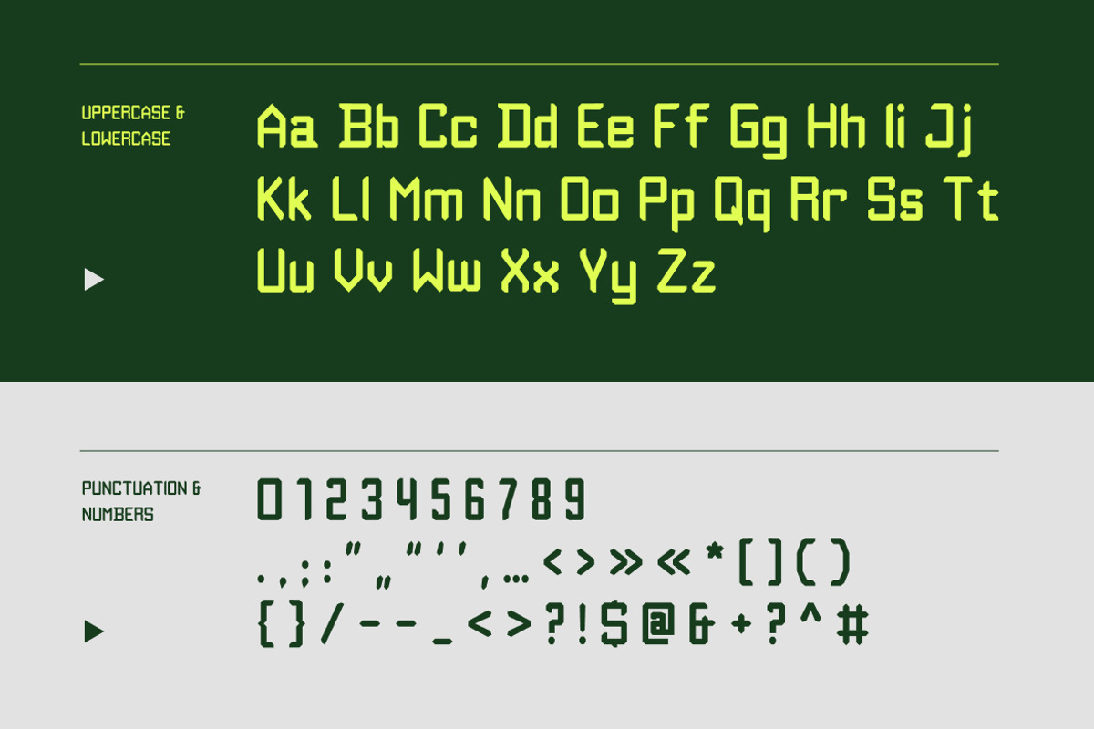 Octa Meatrix Techno Typeface Font, a Sans Serif Font by Rasio Studio (Photo 2 of 7)