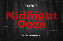 Midnight Ooze Creepy Horror Font