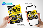 Canva Futsal Tournament Flyer, a Flyer Template by antyalias store (Thumbnail 1 of 5)