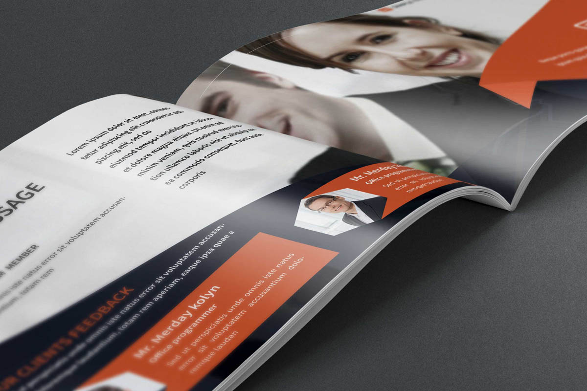 A5 Corporate Company Brochure, a Brochure Template by New Lines (Photo 15 of 15)