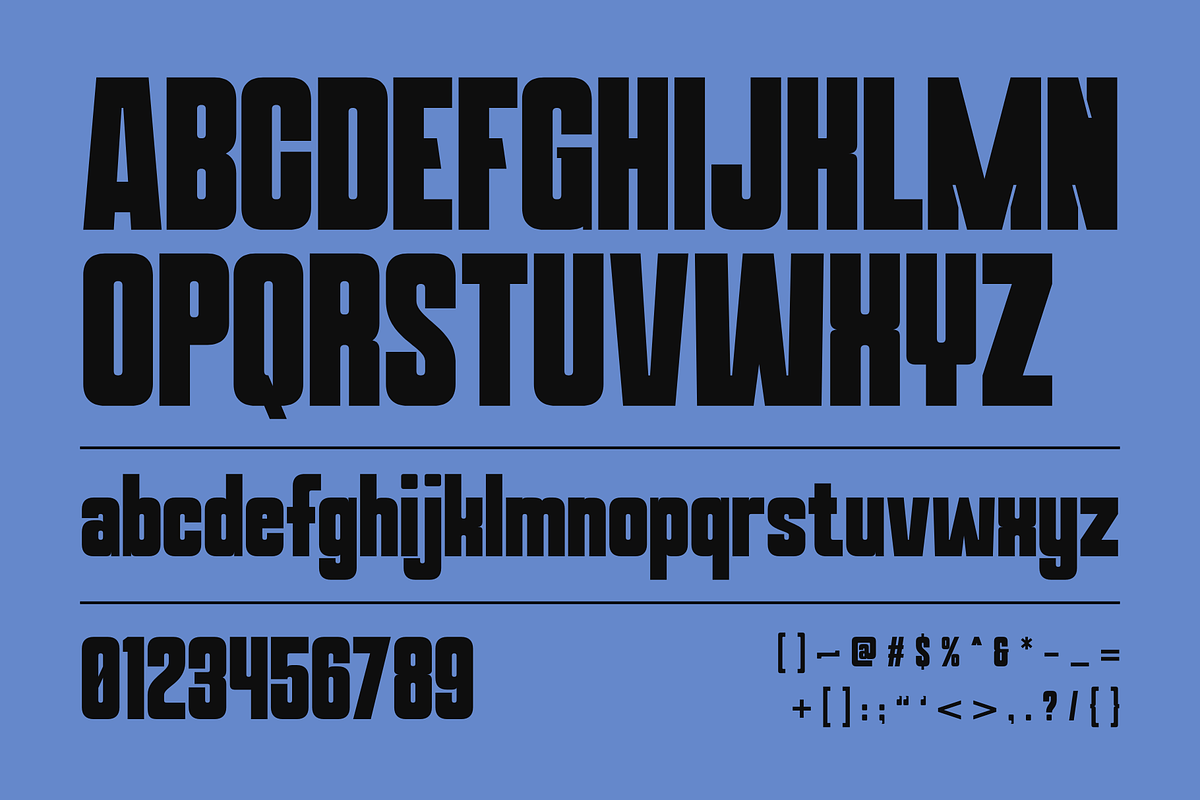 Mertto Modern - Bold Extrude Logo, a Sans Serif Font by Nirmana Visual (Photo 6 of 17)