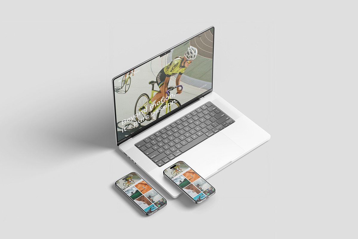 Laptop And Phone Mockup, a Wearable Device Mockup by scribrostudio (Photo 8 of 11)