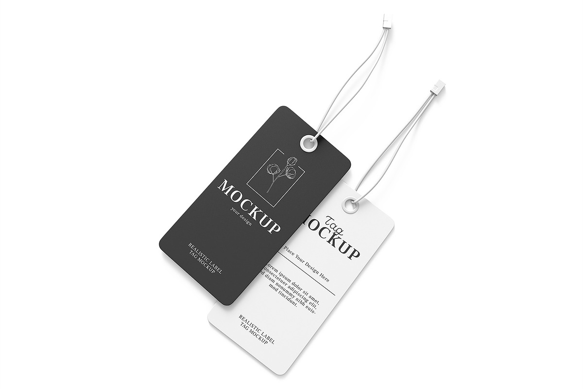 Label Tag Mockup Template