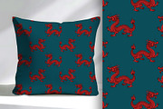 Regal Red Dragon Seamless Pattern, a Pattern Graphic by Sharon Schwalbe (Thumbnail 5 of 7)