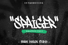 Spaiger - Graffiti Font