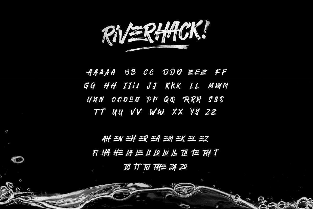 Riverhack Brush, a Script Font by Typia Nesia (Photo 13 of 15)