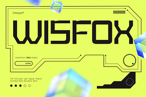 Wisfox, a Symbol Font by Ditatype