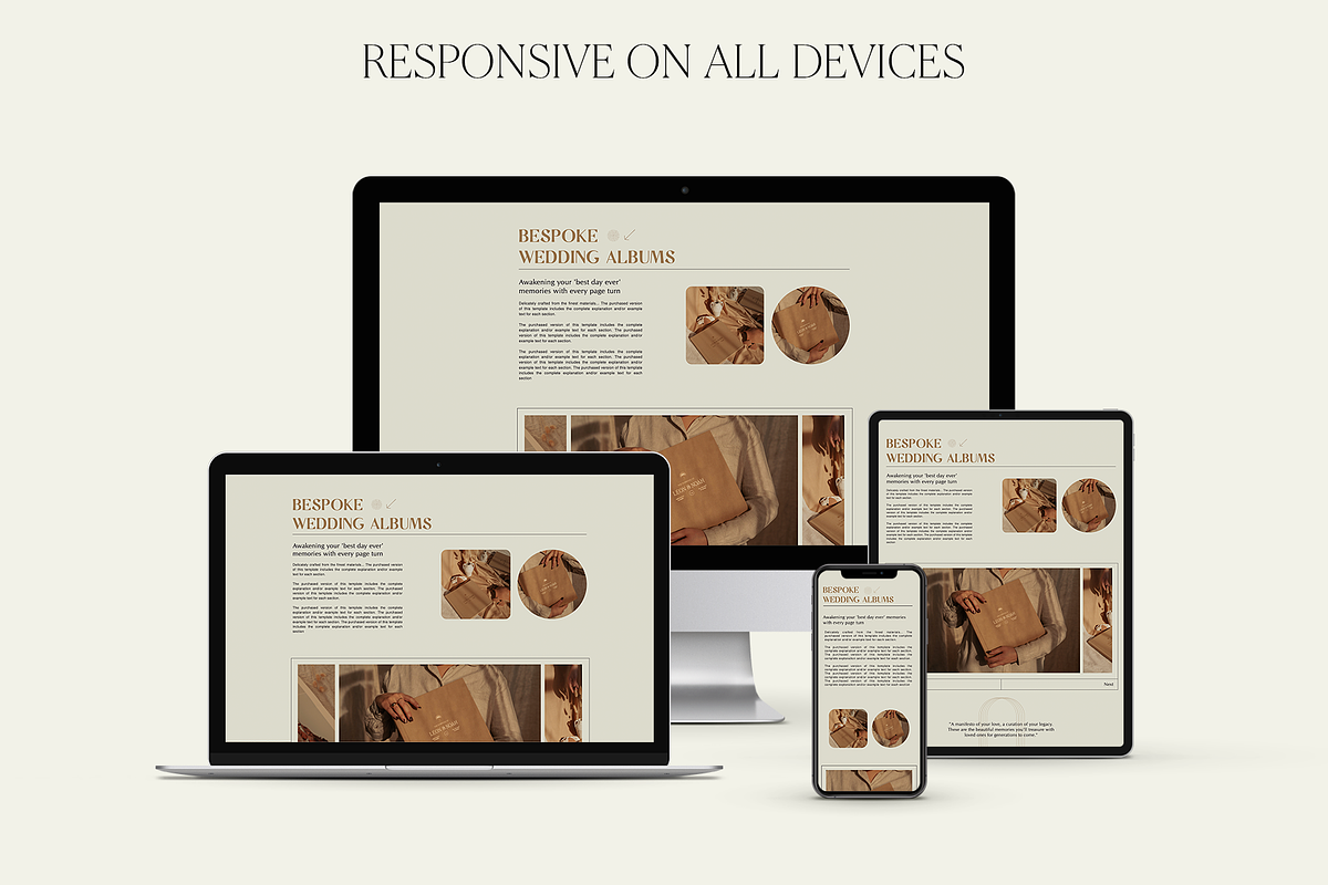 Wanderlust | Album Guide Webpage, a Marketing Template by Studio Leelou (Photo 5 of 9)