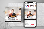 Worship Church Instagram Flyers Set, a Flyer Template by PixelsDesign (Thumbnail 4 of 5)