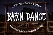 Barn Dance: a country-style font!, a Font by Missy Meyer (Thumbnail 1 of 6)