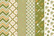 Avocado Bohemian Digital Papers, a Pattern Graphic by Amanda Ilkov (Thumbnail 2 of 3)