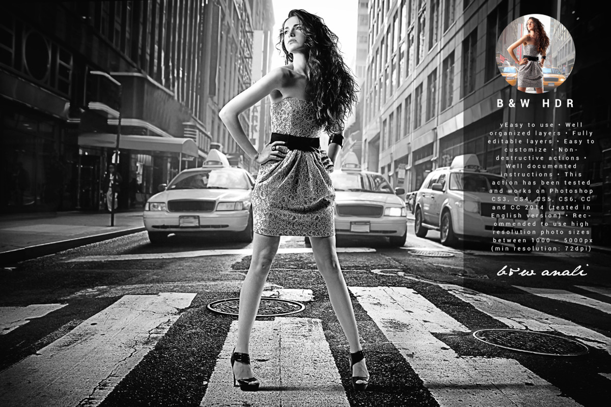 140+ Black & White Photoshop Action, an Action Add-On by DuoFankaar (Photo 2 of 12)