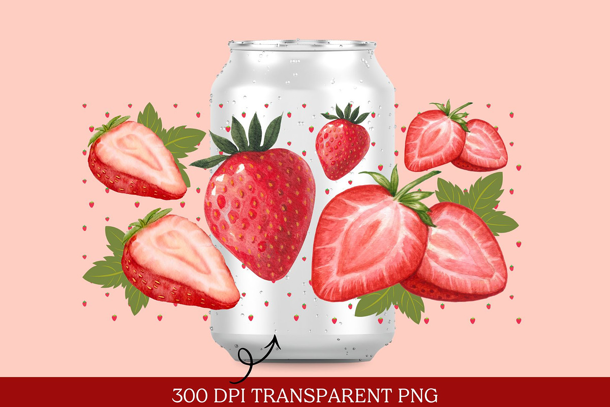 Fruity Tumbler Wrap Set of 3, a Pattern Graphic by Traveling Designer (Photo 4 of 6)