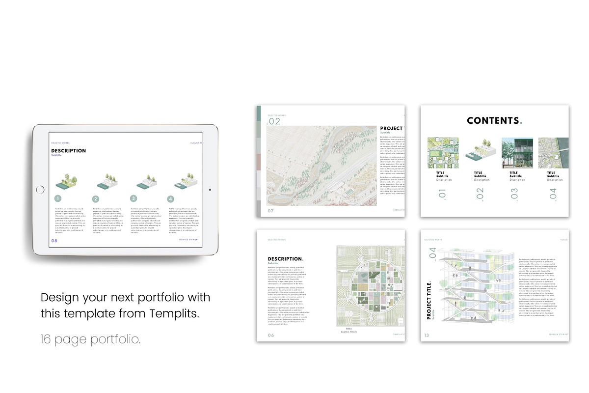 Architecture Portfolio Template, a Branding & Logo Template by Templits (Photo 2 of 10)