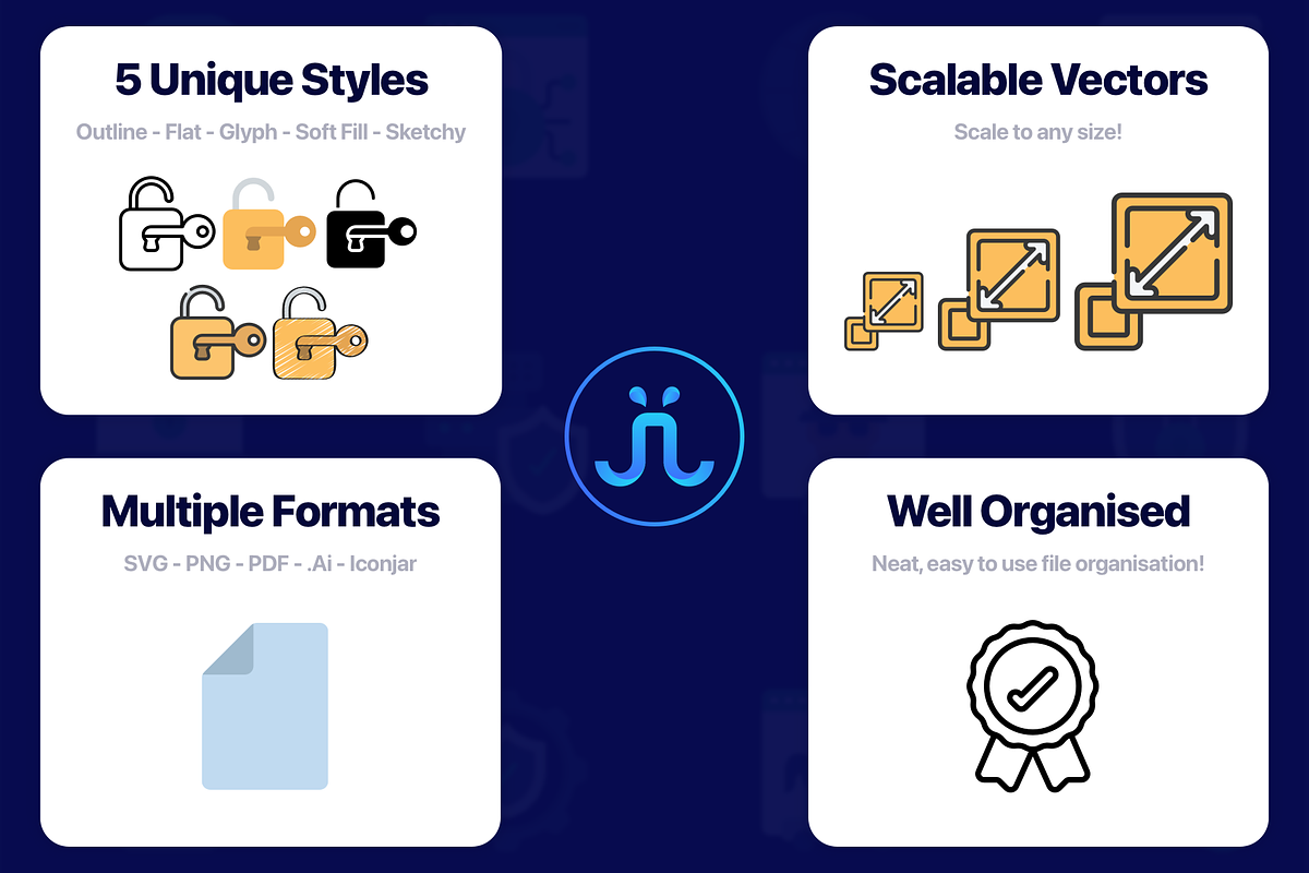 500 Keys And Locks Vector Icons, an Outline Icon by Juicy Icons (Photo 2 of 5)