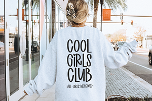 Girls Rule Cute Handwritten Font