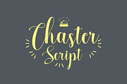 Chaster Script, a Script Font by Rhydan Studio (Thumbnail 2 of 7)