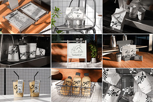 38 Coffee Shop Cafe Branding Mockup