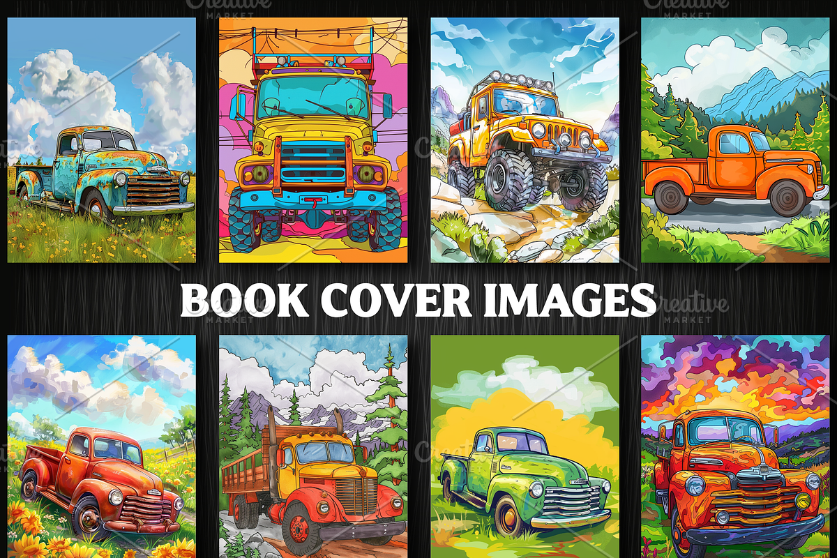 Cute Truck Coloring Pages for Kids, a Stationery Template by Design Station (Photo 2 of 4)