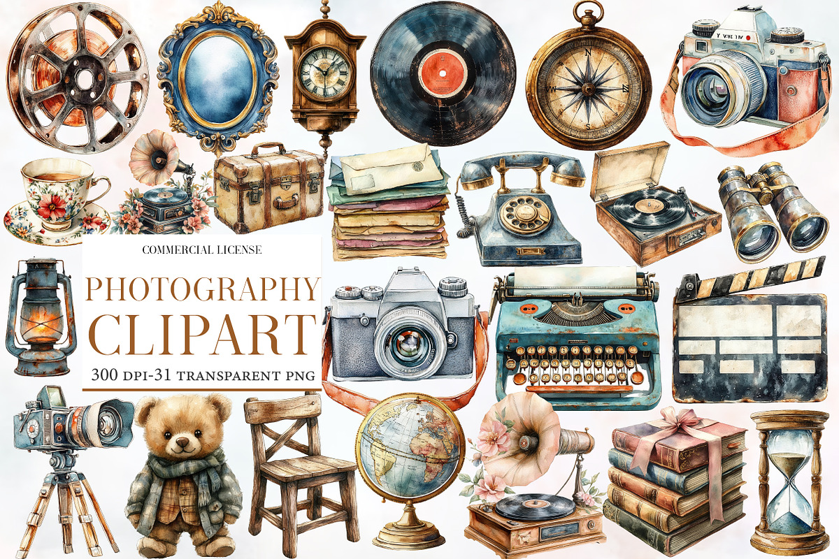 Autumn Photography Clipart, an Illustration by Designworld (Photo 1 of 5)
