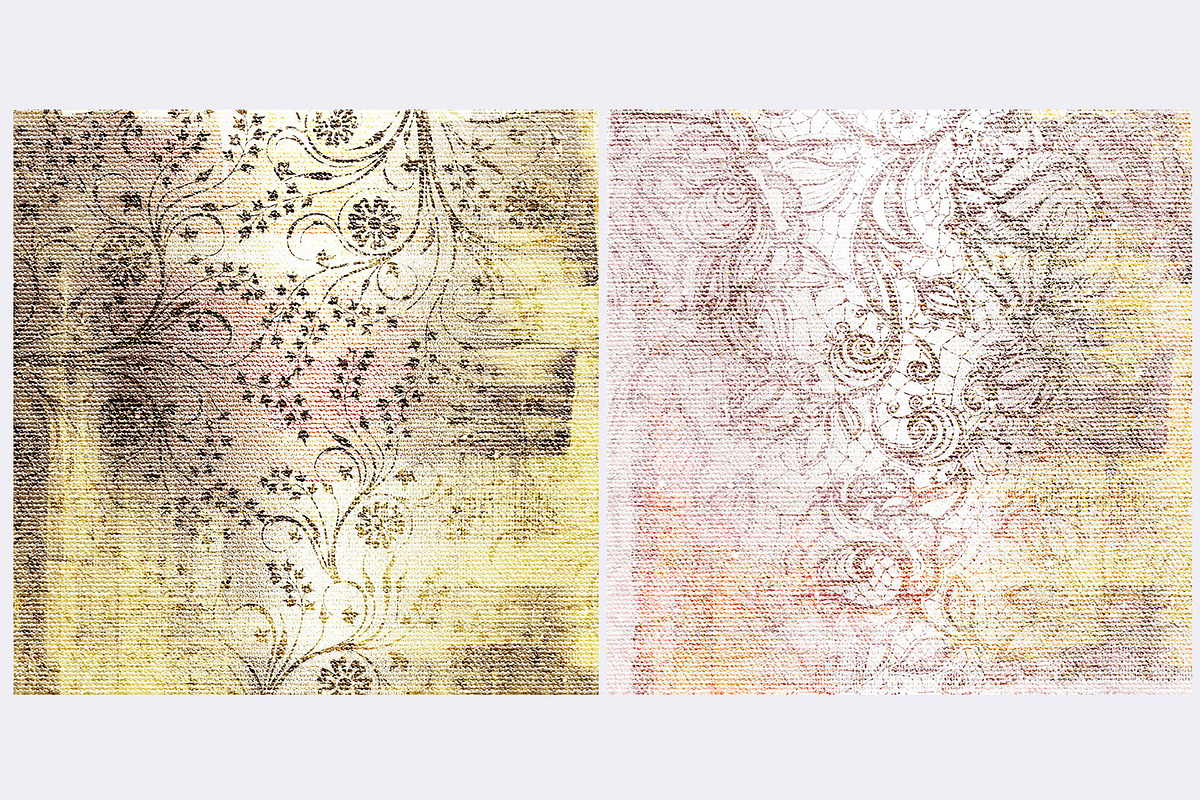 Canvas Floral Textures, a Texture Graphic by sibel dayı (Photo 8 of 9)
