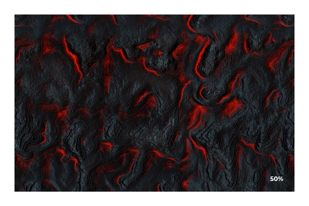 Lava Patterns, a Pattern Graphic by DesignerCandies