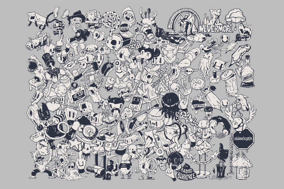 Stickers, an Illustration by illusign