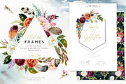 Watercolor Boho Wild Floral Set, a Decorative Illustration by Veris Studio (Thumbnail 4 of 16)