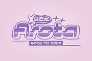 Arota Y2k, a Sans Serif Font by 24Design Studios (Thumbnail 2 of 13)