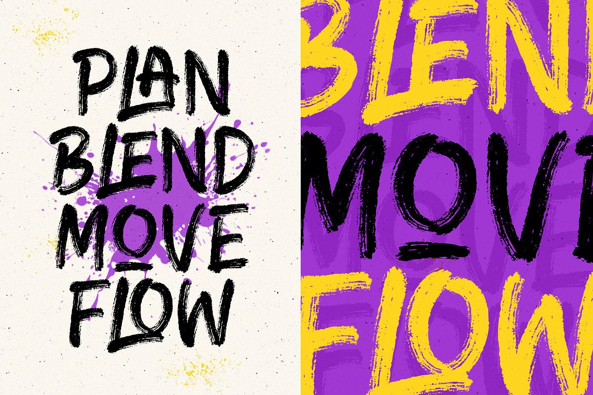 MILANO BRUSH Handwritten Brush Font, a Handwritten Font by MEANDSTUDIO (Photo 2 of 10)