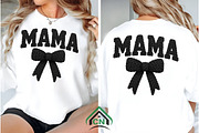 Faux Yarn Mama Coquette Bow PNG, an Illustration by Craft Nest (Thumbnail 4 of 5)