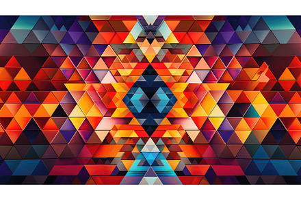 abstract geometric digital, an Abstract Photo by pikepicture