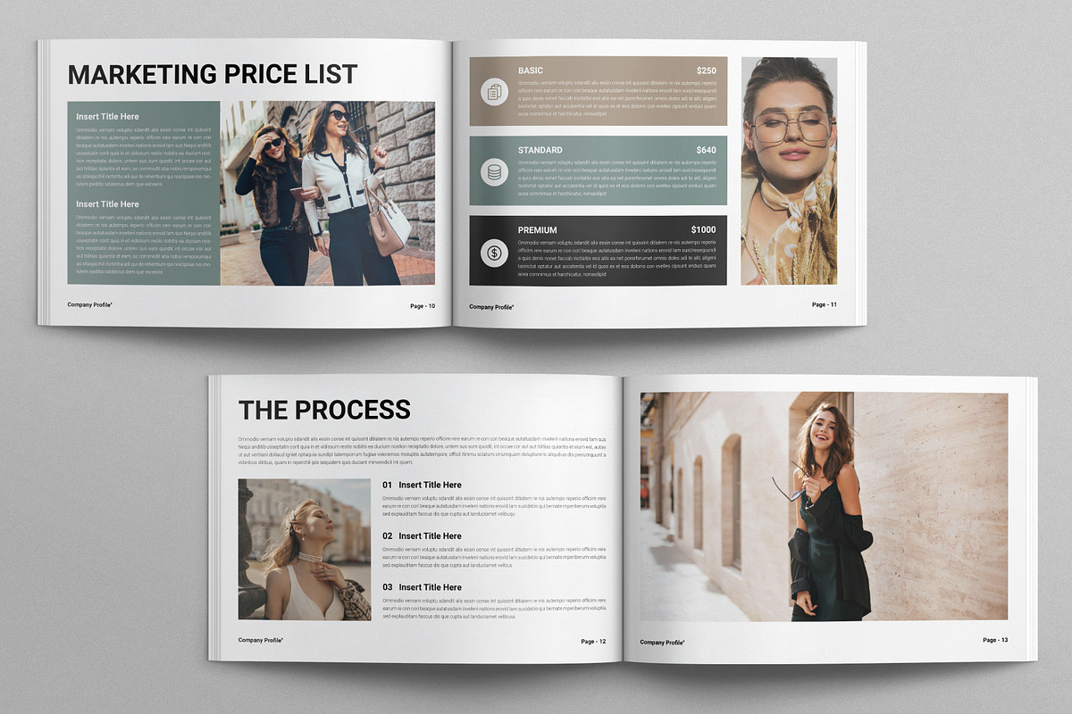 Welcome Kit Template Landscape, a Brochure Template by E-Type