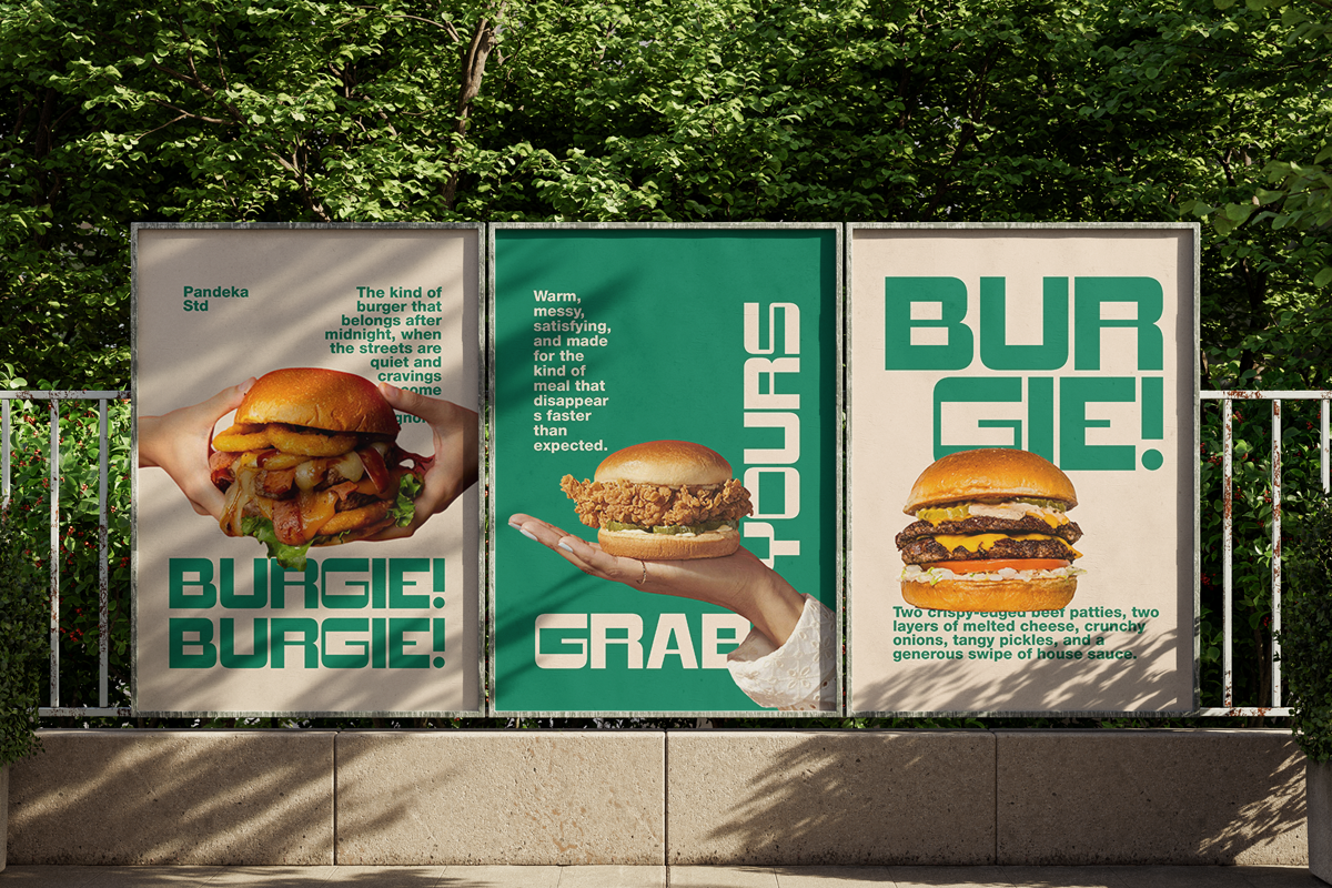 Genibos - Food Display Font, a Sans Serif Font by Pandeka Studio (Photo 8 of 9)