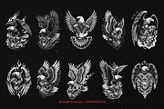 10 Bundle Dark Art Eagle Engine Bird, an Illustration by Morspective (Thumbnail 6 of 7)