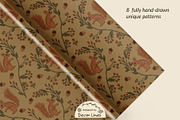 Woodland Seamless Pattern Bundle, a Pattern Graphic by Decor Lines (Thumbnail 5 of 8)