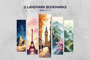 11 Landmark Bookmark Digital