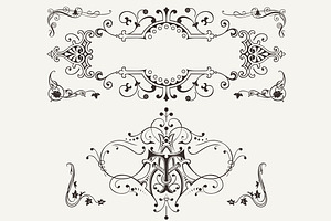 Set Of Vintage Design Elements