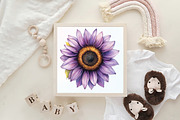 Watercolor Lavender Fall Clipart, an Illustration by CraftArtStudio (Thumbnail 6 of 6)