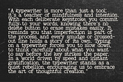Feedbacker Typewriter, a Serif Font by Viswell (Thumbnail 4 of 10)