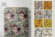 Watercolor Fall Flowers Clipart Set, a Person Illustration by Pink Studio Art (Thumbnail 15 of 19)