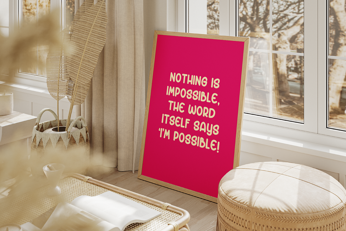 Love Your Self Poster Wall Art Print, an Object Graphic by digitalsbydepi (Photo 5 of 8)
