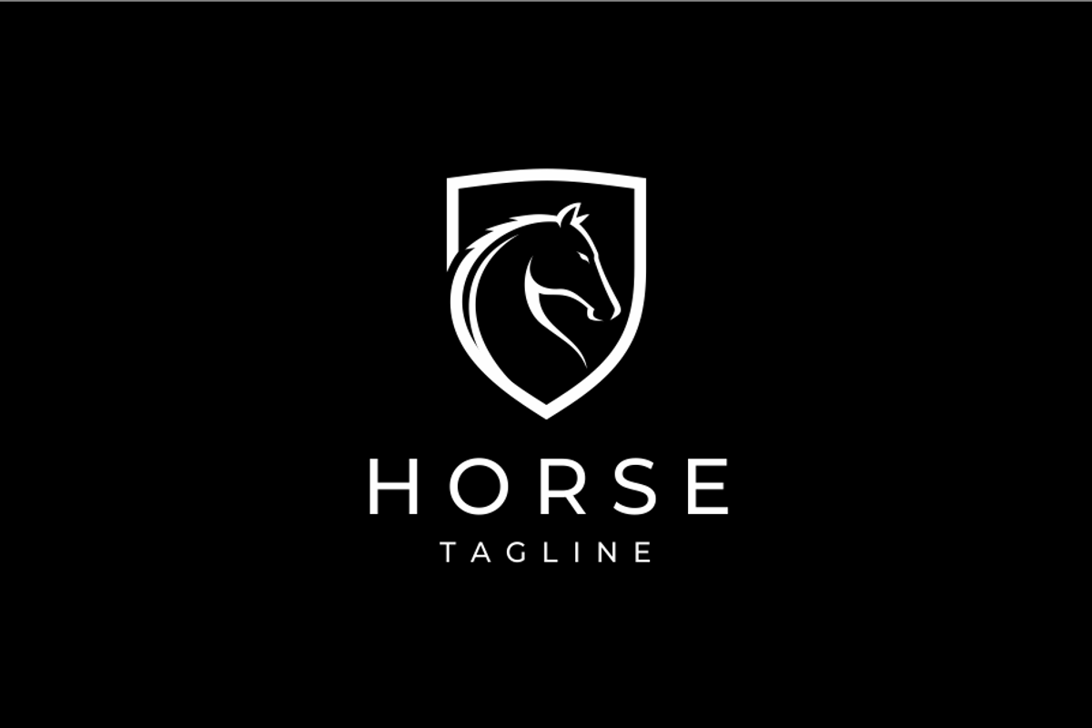 Horse Head Shield Logo Illustration, a Branding & Logo Template by yopie (Photo 2 of 2)