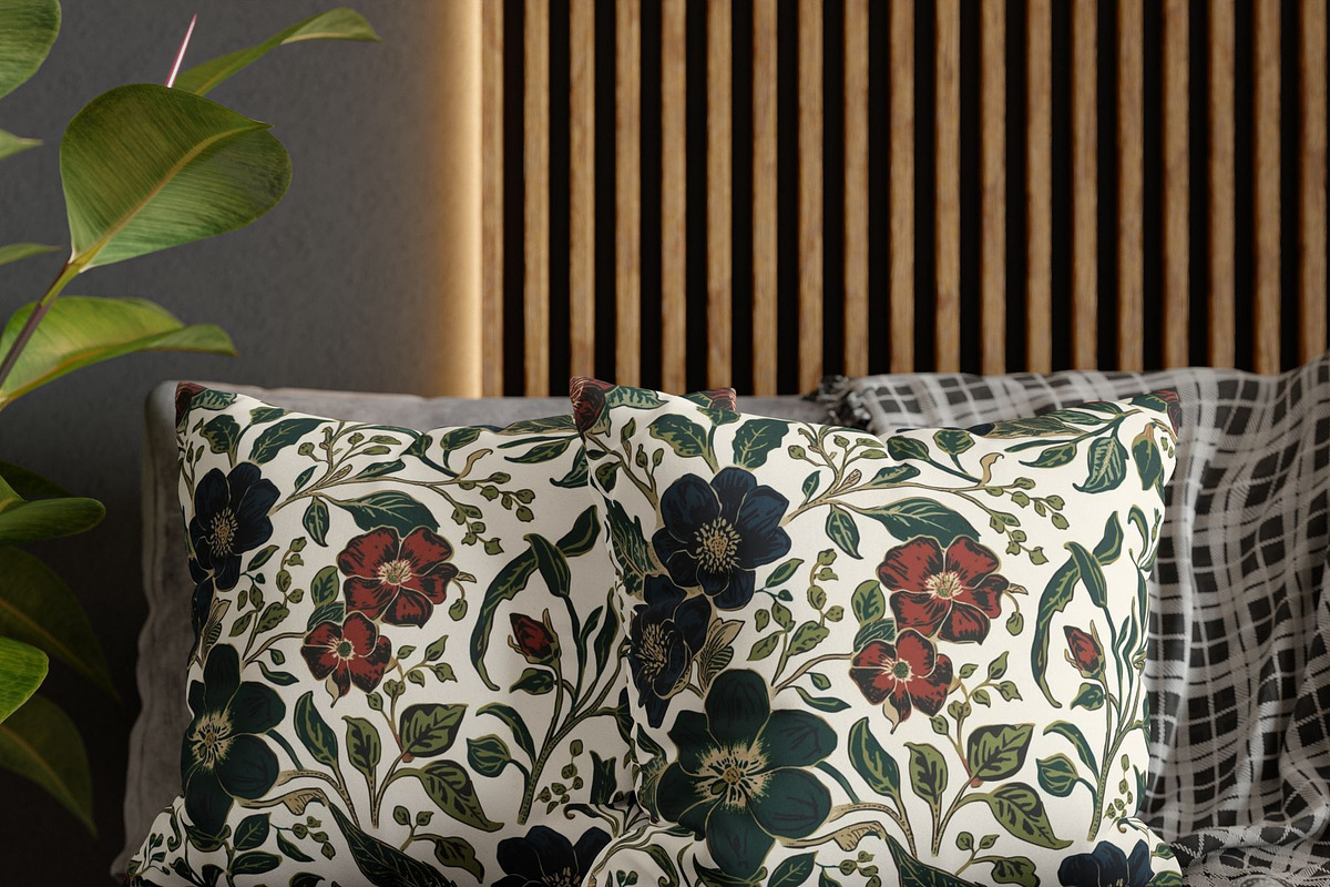 William Morris Floral Pattern, a Pattern Graphic by elfy creative (Photo 1 of 3)