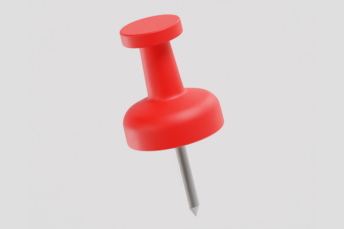 Push pin, an Object 3D Model by fahad121 (Photo 3 of 9)