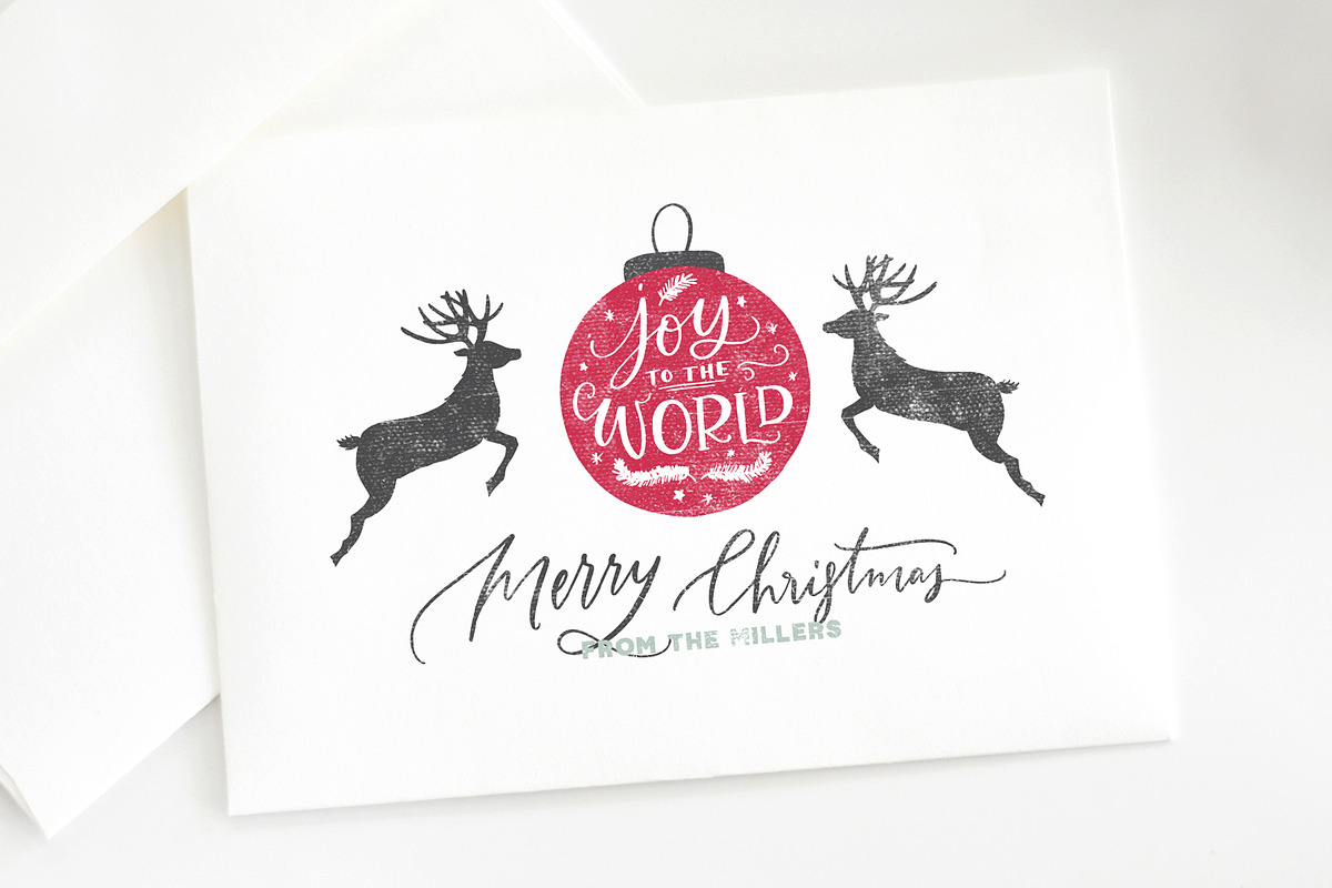 Farmhouse Christmas Lettering Kit, an Illustration by Callie Rian & Co. (Photo 14 of 16)