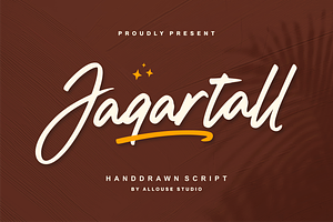 Jaqartall Hand Drawn Script Font