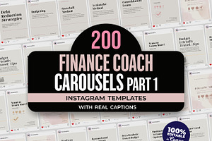 Financial Coach Instagram Carousels