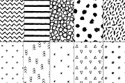 30 hand drawn patterns, a Background Graphic by Imageblend (Thumbnail 3 of 6)