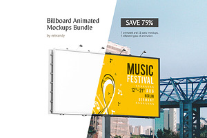 Billboard Animated Mockups Bundle